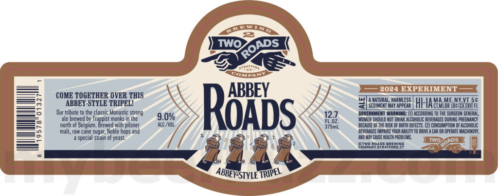 Two Roads Working On Abbey Roads Tripel, Coast Rider & Shift Ender