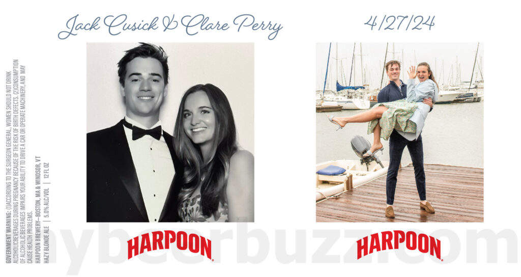 Harpoon Helping Jack Cusick & Clare Perry Celebrate / Tom Kenary & Sarah Kelly