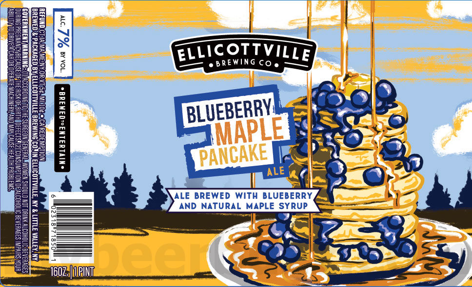 Ellicotville Adding Blueberry Maple Pancake