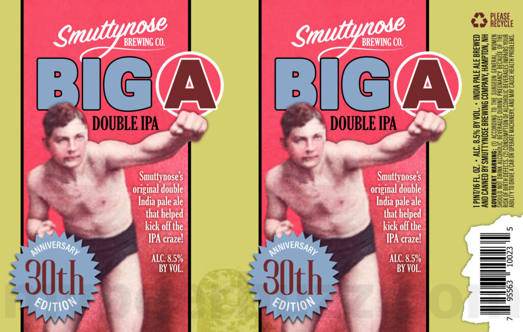 Smuttynose Adding Big A Double IPA 30th Anniversary Edition