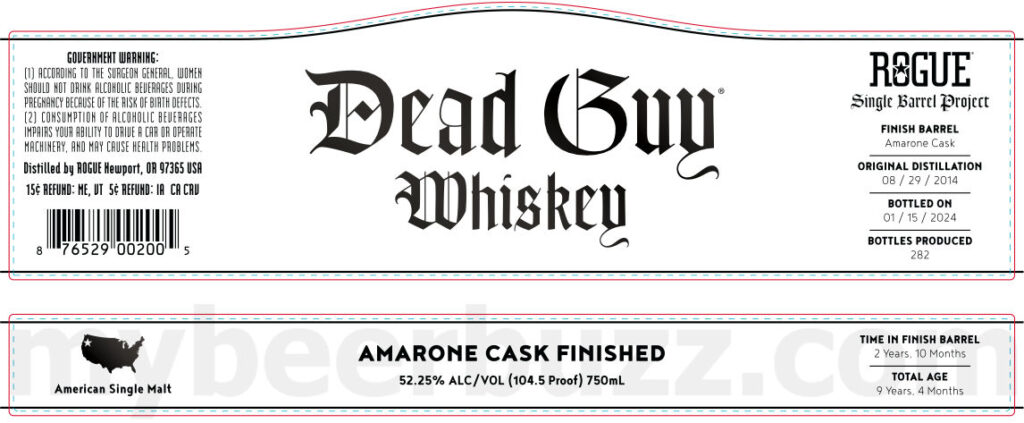 Rogue Ales & Spirits Dead Guy Whiskey Amarone Cask Edition