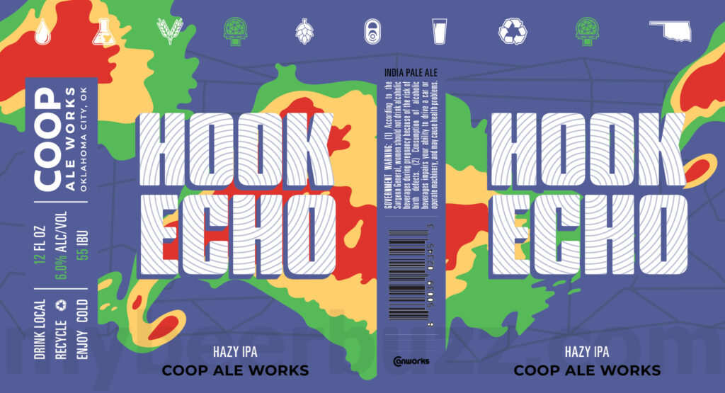Coop Ale Works Adding Hook Echo Hazy IPA
