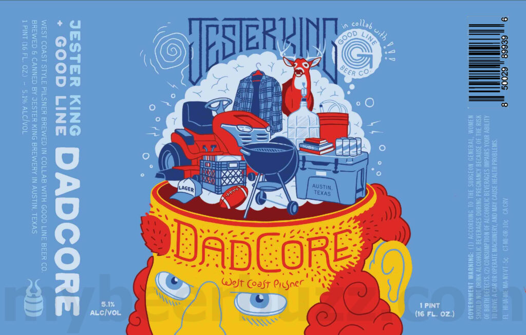 Jester King Working On DadCore West Coast Pilsner Collaboration Cans