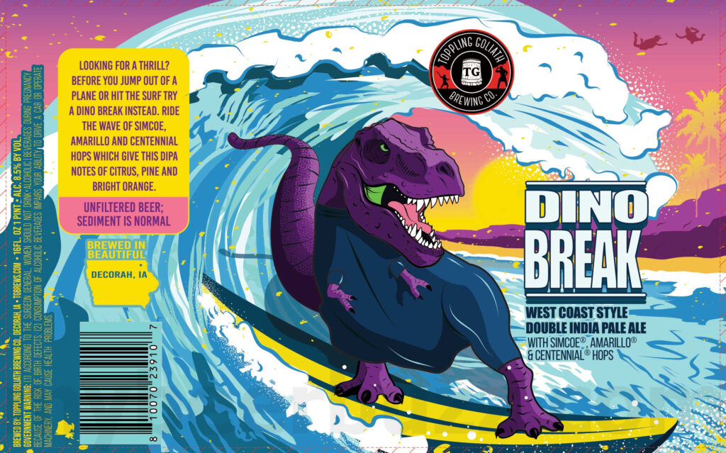 Toppling Goliath Adding Dino Break DIPA