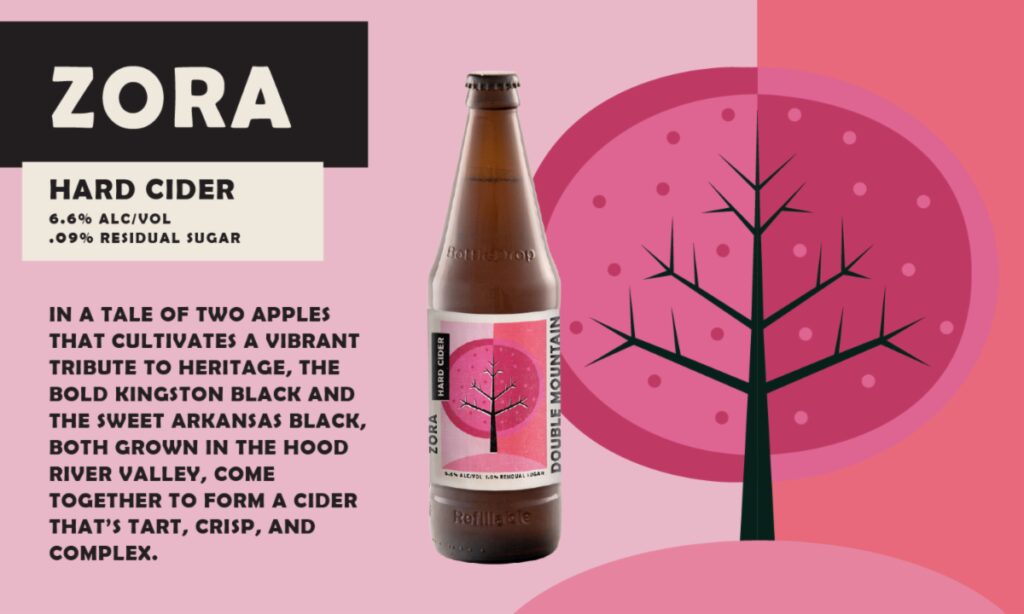 Double Mountain Unveils Zora Hard Cider