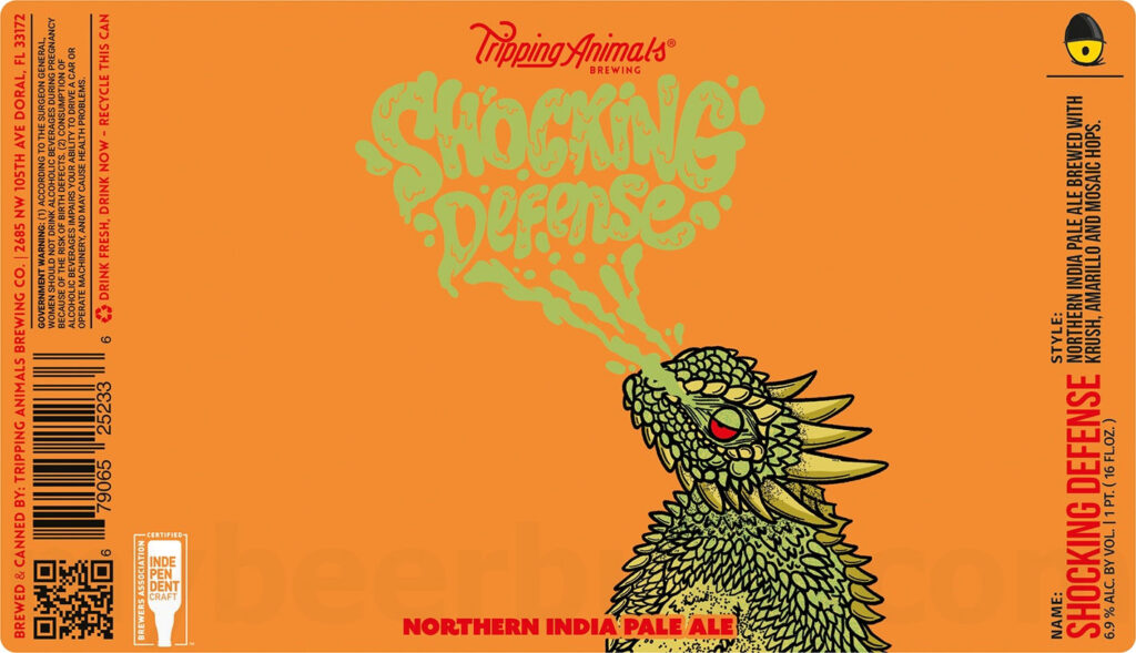 Tripping Animals Adding Shocking Defense Northern IPA