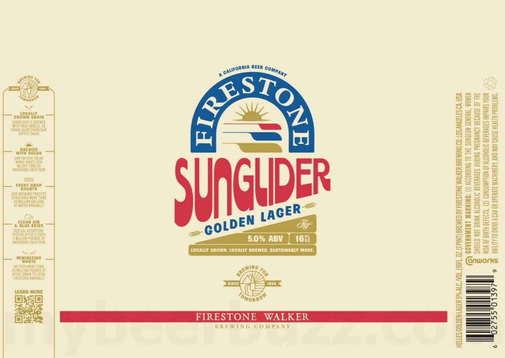 Firestone Walker Adding Sunglider Golden Lager