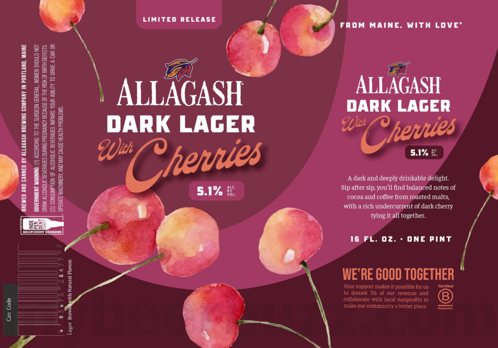 Allagash Adding Dark Lager With Cherries
