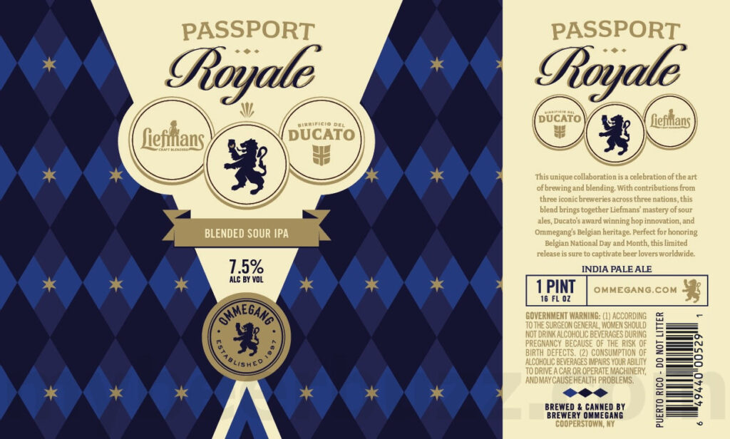 Brewery Ommegang, Liefmans & Ducato Collaborate On Passport Royale