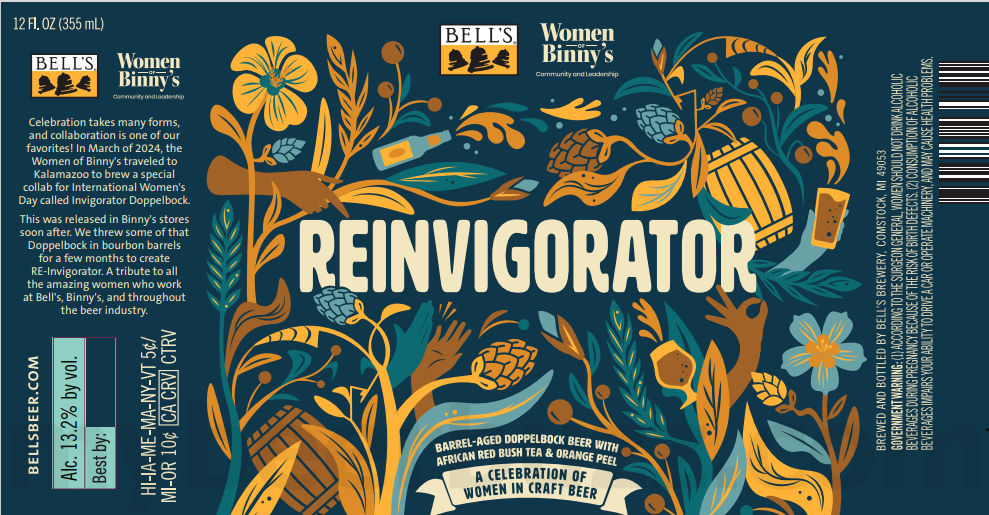 Bell’s Brewery Adding Reinvigorator Women Of Binny’s Collaboration