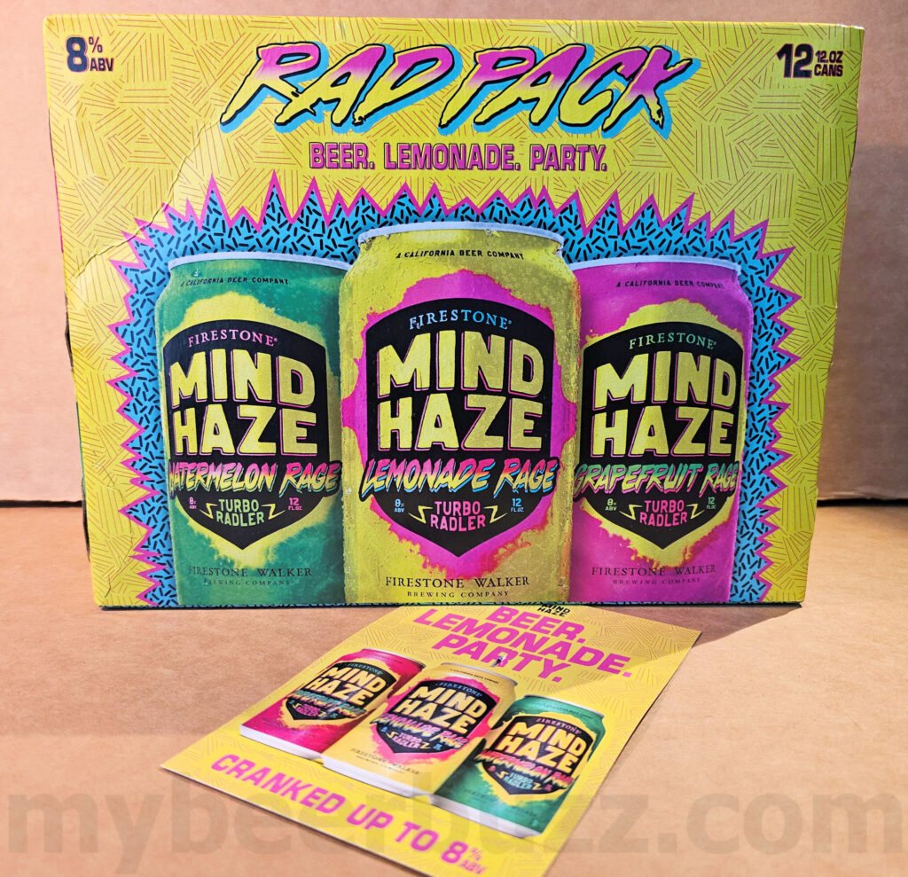 Mybeerbuzz .com Highlights The Firestone Walker Mind Haze Rage Rad Pack (Review)