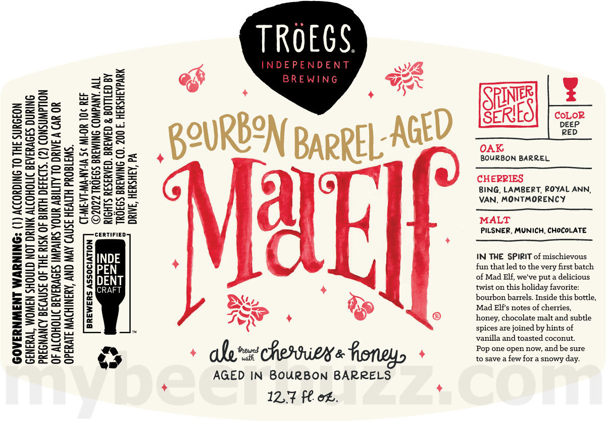 Tröegs Bourbon Barrel-Aged Mad Elf Returning In Splinter Series