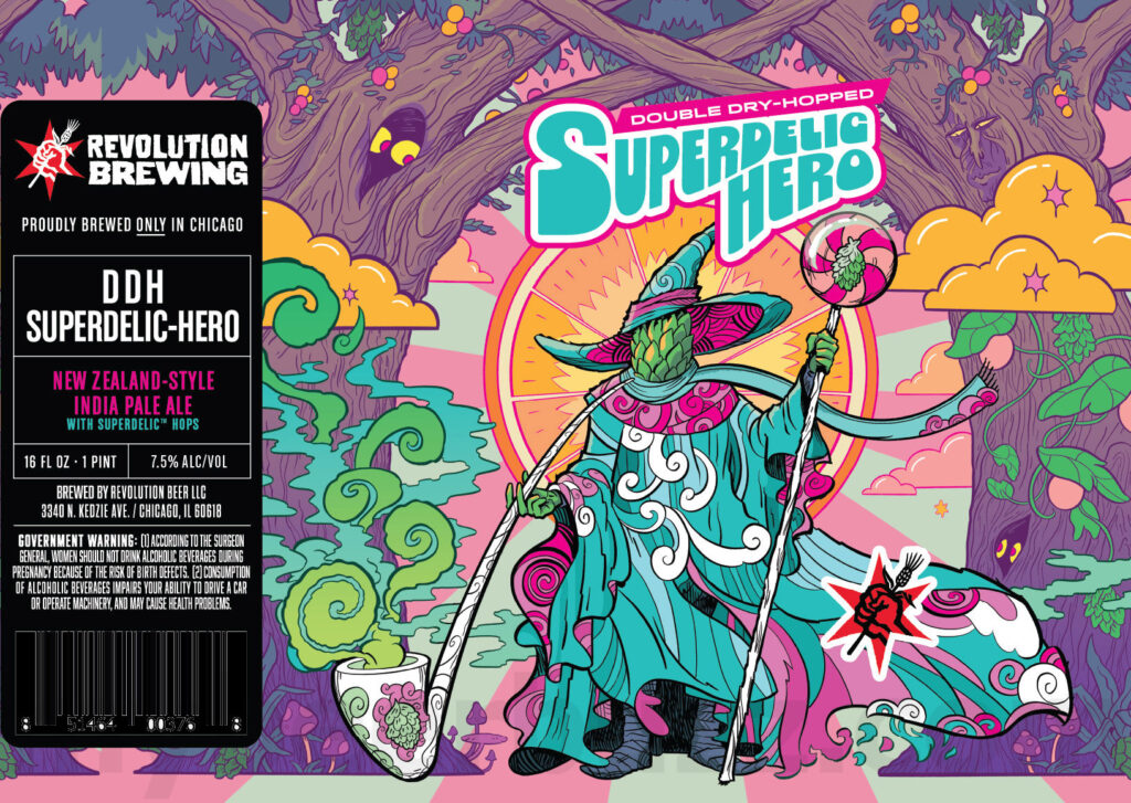 Revolution Brewing Working On Double Dry-Hopped Superdelic Hero, Hoosier-Hero & X Hero Tropical Surge IPA