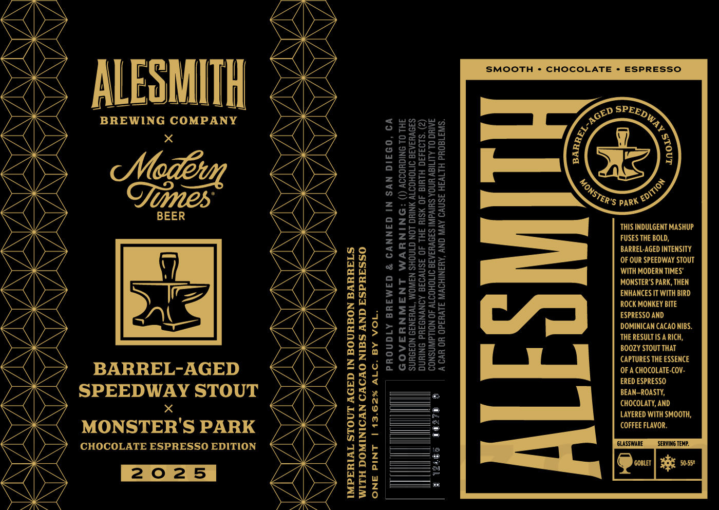 AleSmith & Modern Times Team Up For Barrel-Aged Speedway Stout x Monster’s Park 2025 Chocolate Espresso Edition