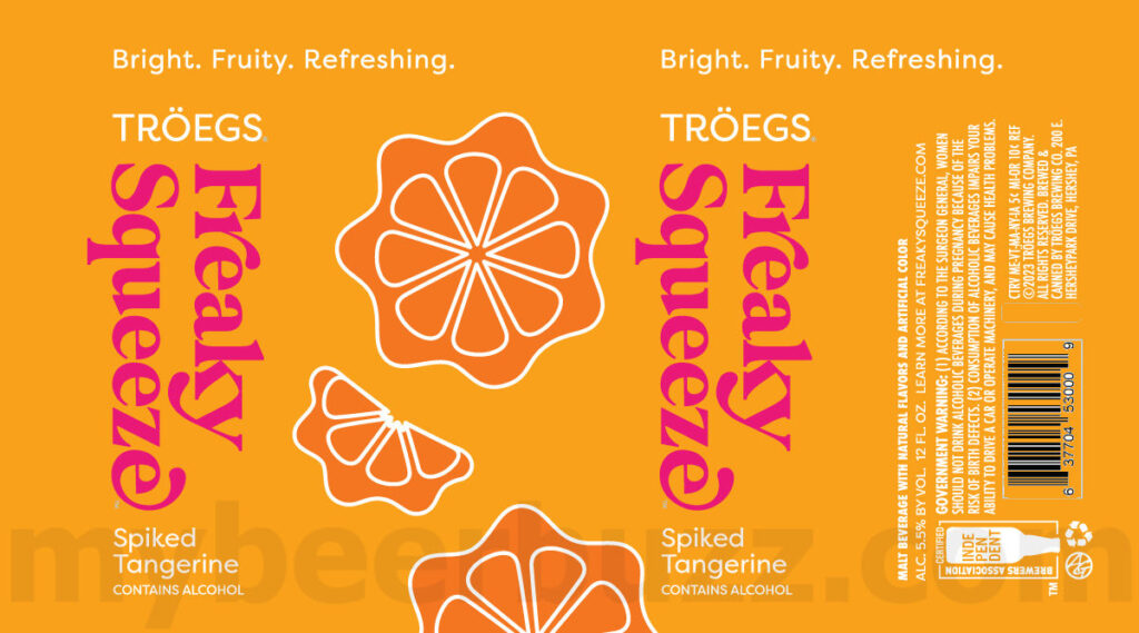 Tröegs Adding Freaky Squeeze Spiked Tangerine