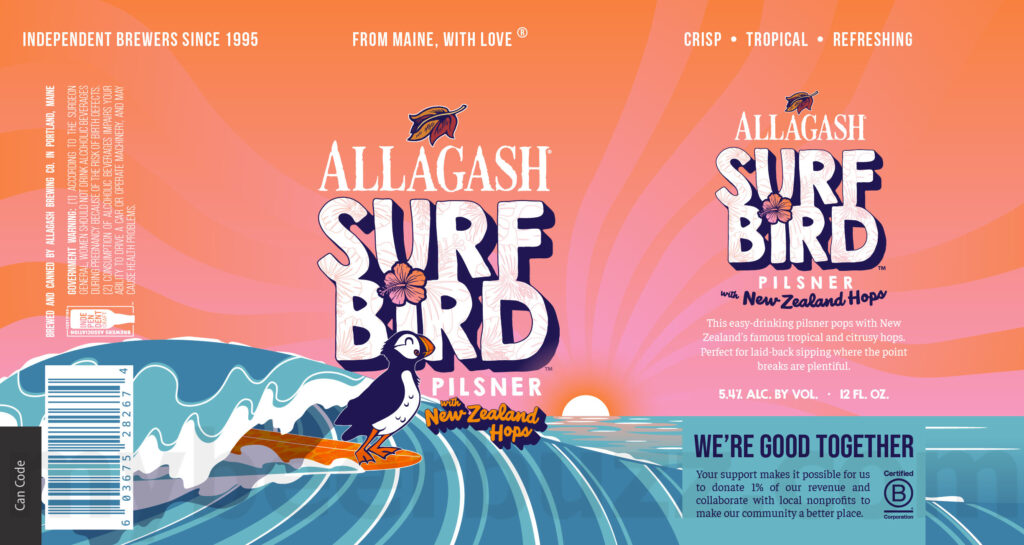 Allagash Adding Surf Bird Pilsner