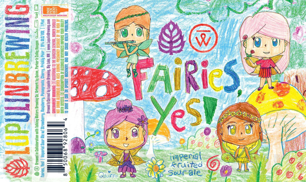 Lupulin Brewing & Talking Waters Collaborate On Fairies Yes!