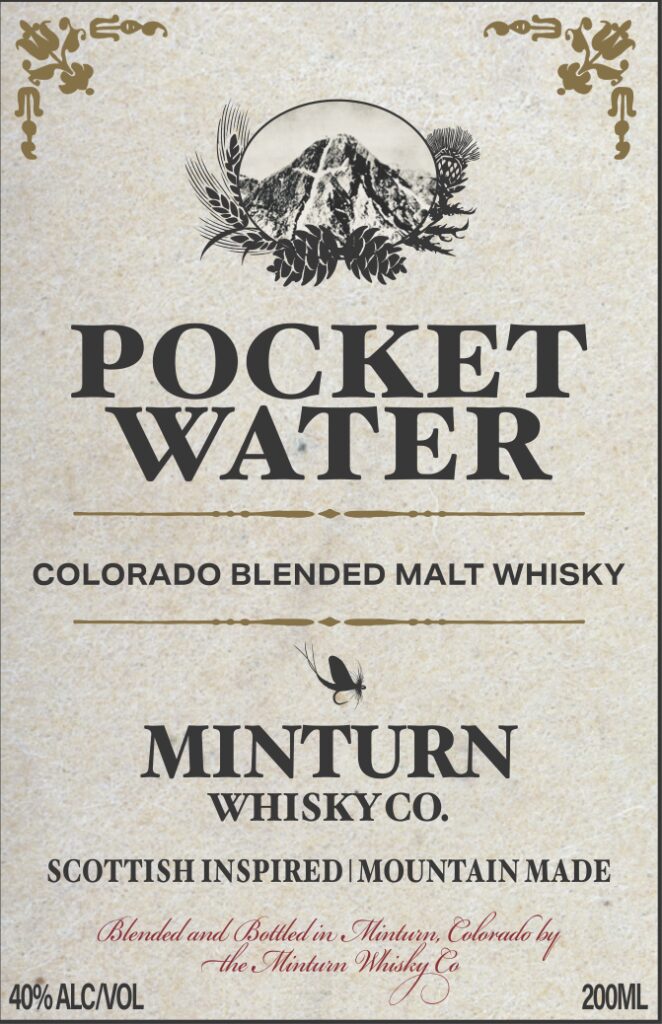 Minturn Whisky Co Pocket Water Colorado Blended Malt Whisky