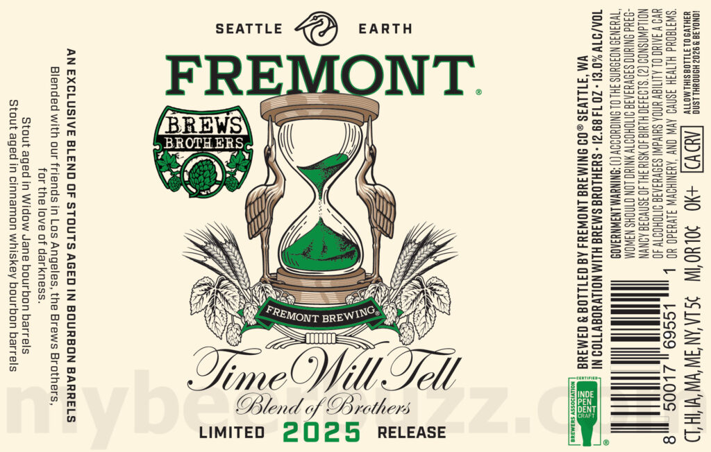Freemont Brewing Adding Time Will Tell Blend Of Brothers Limited 2025 Release Collaboration