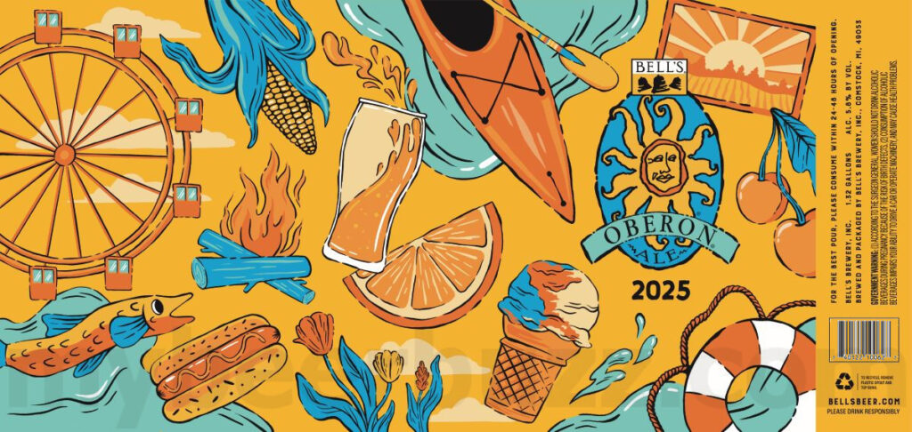 Bell’s Brewery Reveals 2025 Oberon Mini-Keg Design