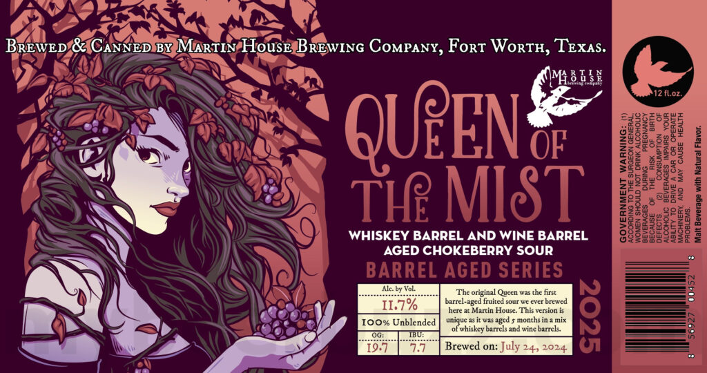Martin House Brewing Adding 2025 Barrel Aged Series Queen Of The Mist, Sour Power: All Reds, 2025 Forbidden Fruit, Thunder Crunch, I Am McLoven, Duck Duck Fruits, Gorilla Tears, Island Apocalypse, Alotta Mangonada, Bonjook, Scare Bears, Strawberry Squeeze, The Ghost Of Johnny Appleseed, Electric Lemonade, Tree Stars, Pomona, Gold Jacket Green Jacket, Fat Elvis, Where The Blueberries Grow, Lizard Milk, Patient Zero, The Big Tourist, Cellarman’s Revenge, The Invaders, Space Buns, Chinese Food Mind Games, Rise Of The Honey Badgers, Saint Gria, Cherry Thunderstorm, Holy Schnikies, Scary Pecan Pie, Columbiana, Dream Chaser, Extra Creamy & Extra Crunchy, Hearts On Fire, Strawberry Cream Pie, The Penguin, Master Blaster, Strawberry Salty Lady, Blueberry Squeeze, The Castaway Painkiller, Alotta Watermelonada, Coconut Pete, Project Mayhem & Blackbird