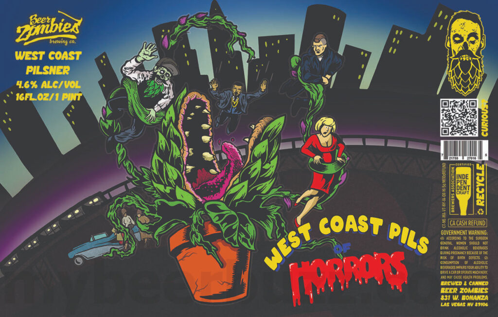 Beer Zombies Adding Horrors West Coast Pils