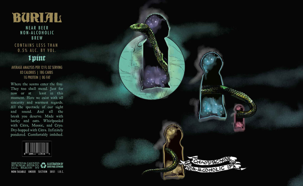 Burial Beer Adding Chaosmachine Non-Alcoholic IPA & Socialdevice Non-Alcoholic Pils