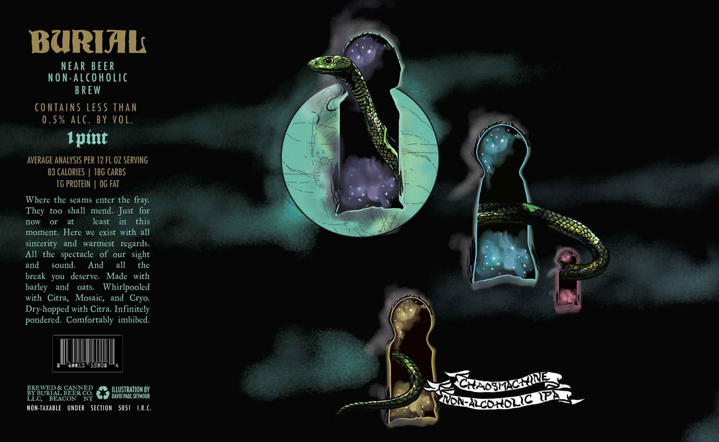 Burial Beer Adding Chaosmachine Non-Alcoholic IPA & Socialdevice Non-Alcoholic Pils