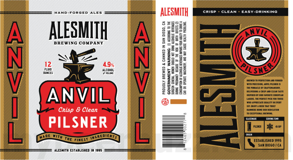 AleSmith Adding Anvil Pilsner