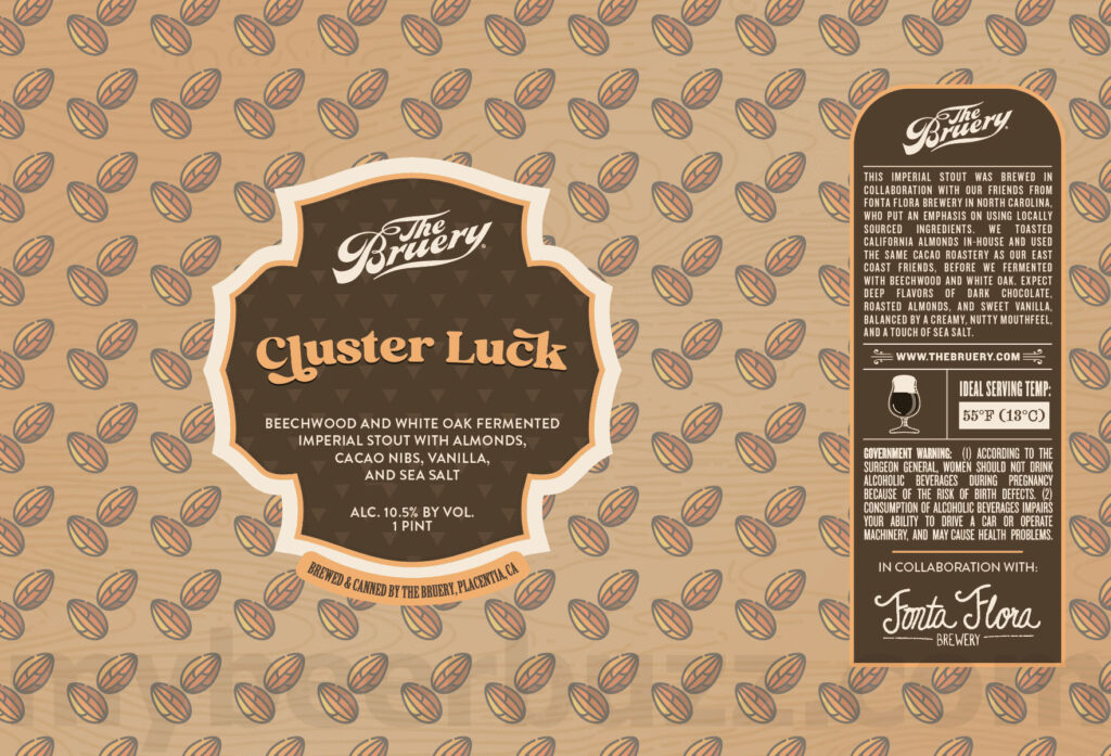 The Bruery Adding Cluster Luck Fonta Flora Collaboration Cans