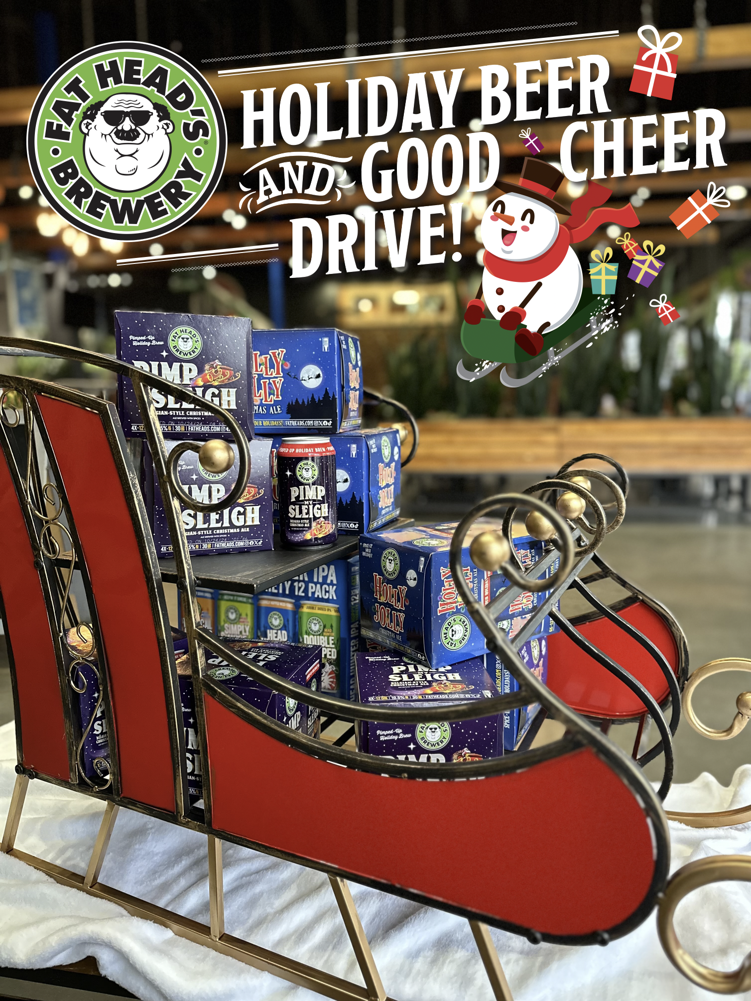 Fat Head’s ‘Holiday Beer & Good Cheer’ Black Friday Event Pairs Exclusive Beer Release with Support for Local Charities