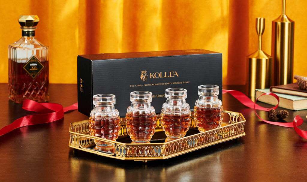 Kollea Unveils Exclusive New Whiskey Decanter Collections: Casino Style and Space Sci-Fi Series with Grenade-Shaped Shot Glasses