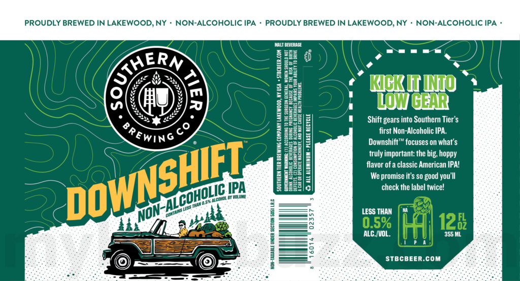 Southern Tier Adding Downshift Non-Alcoholic IPA
