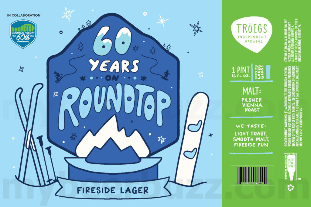 Tröegs Adding 60 Years On Roundtop Fireside Lager