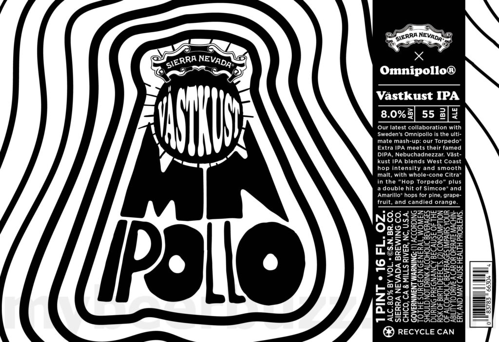 Sierra Nevada & Omnipollo Collaborate On Västkust IPA