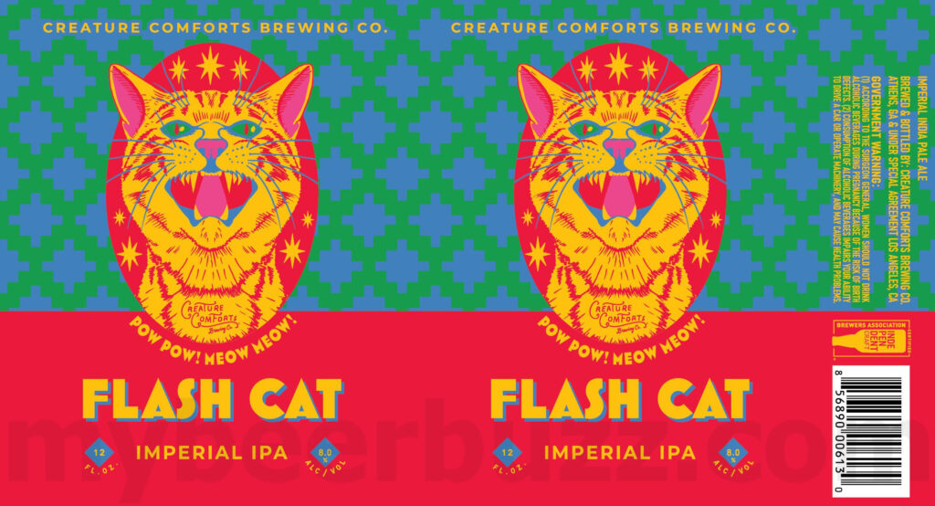 Creature Comforts Releasing Flash Cat Imperial IPA