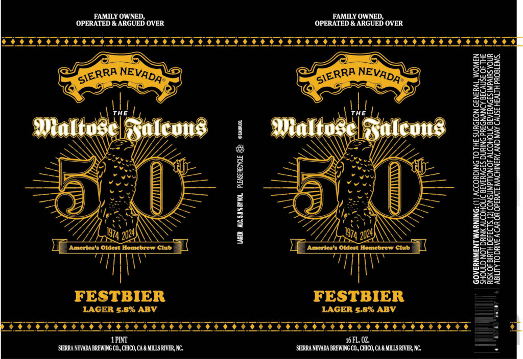 Sierra Nevada Adding Maltose Falcons 50th Festbier