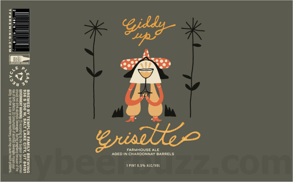 Templin Family Brewing Adding Giddy Up Grisette