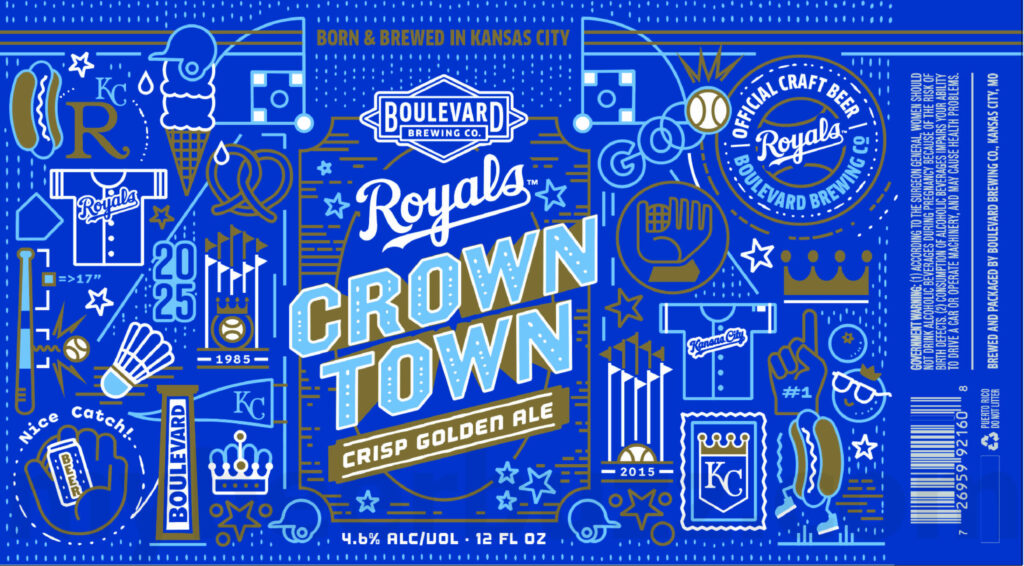 Boulevard & Royals Baseball Team Up For 2025 Crown Town
