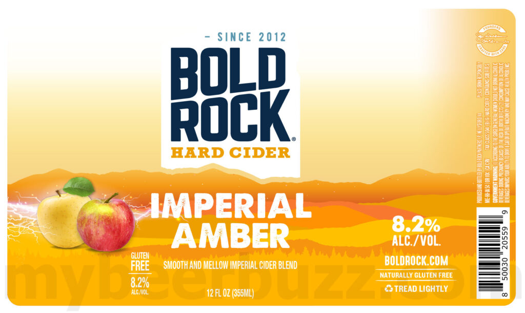 Bold Rock Adding Imperial Amber Cider