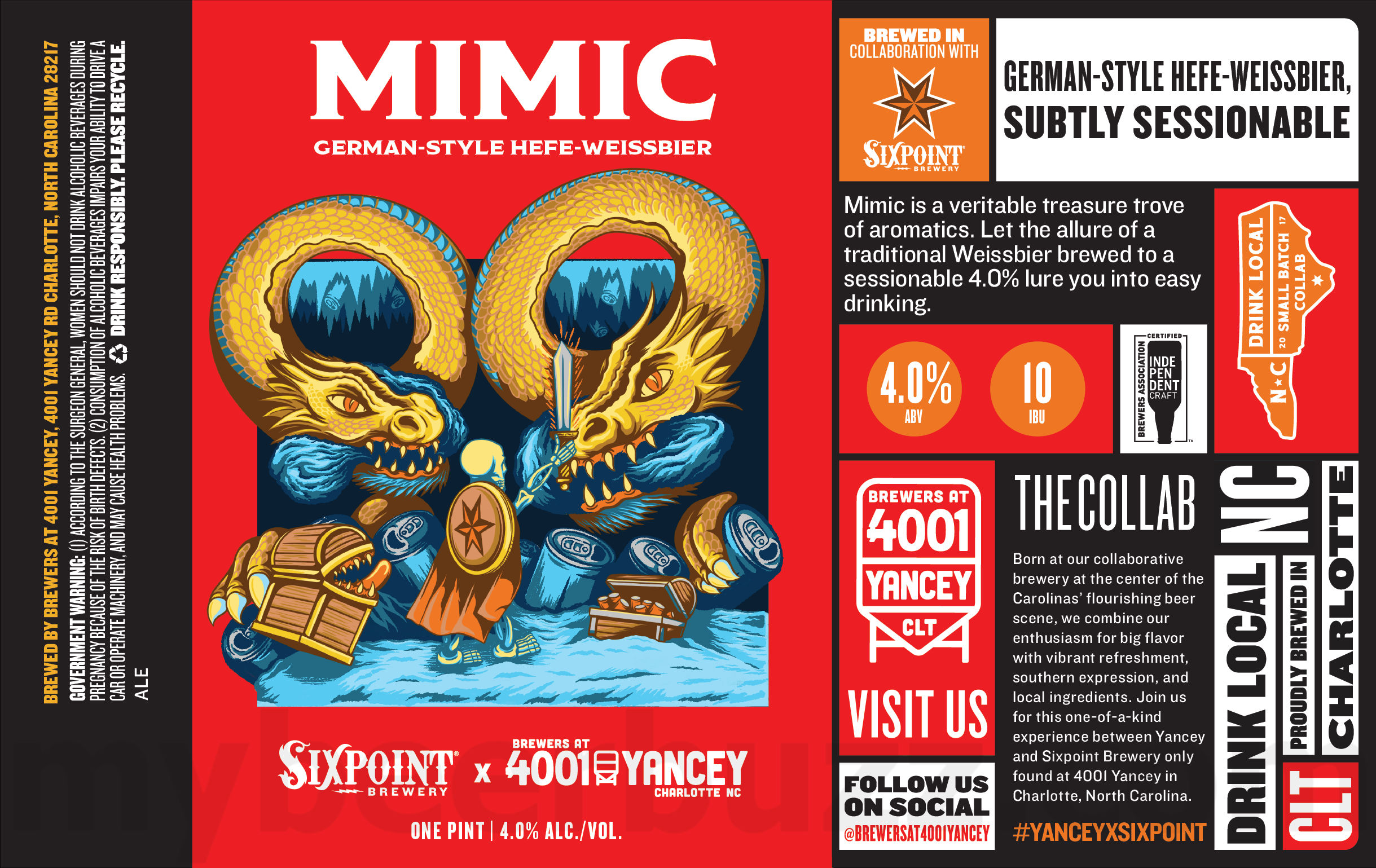 Sixpoint & Brewers At 4001 Yancey Collaborate On Mimic / Victory Dry Hopped Prima Pils / Pineapple Express Yourself / We Choose The Beer