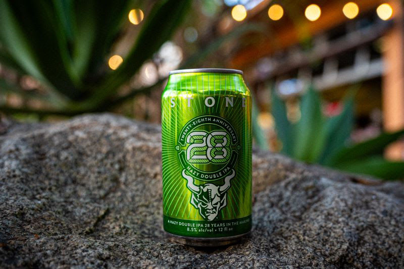 Stone 28th Anniversary Hazy Double IPA Now Available