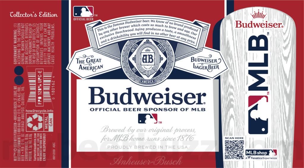 Budweiser Adding Major League Baseball MLB Collector’s Edition Cans