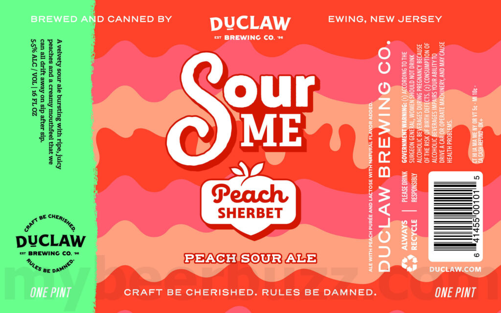 River Horse Releasing DuClaw Peach Sherbet