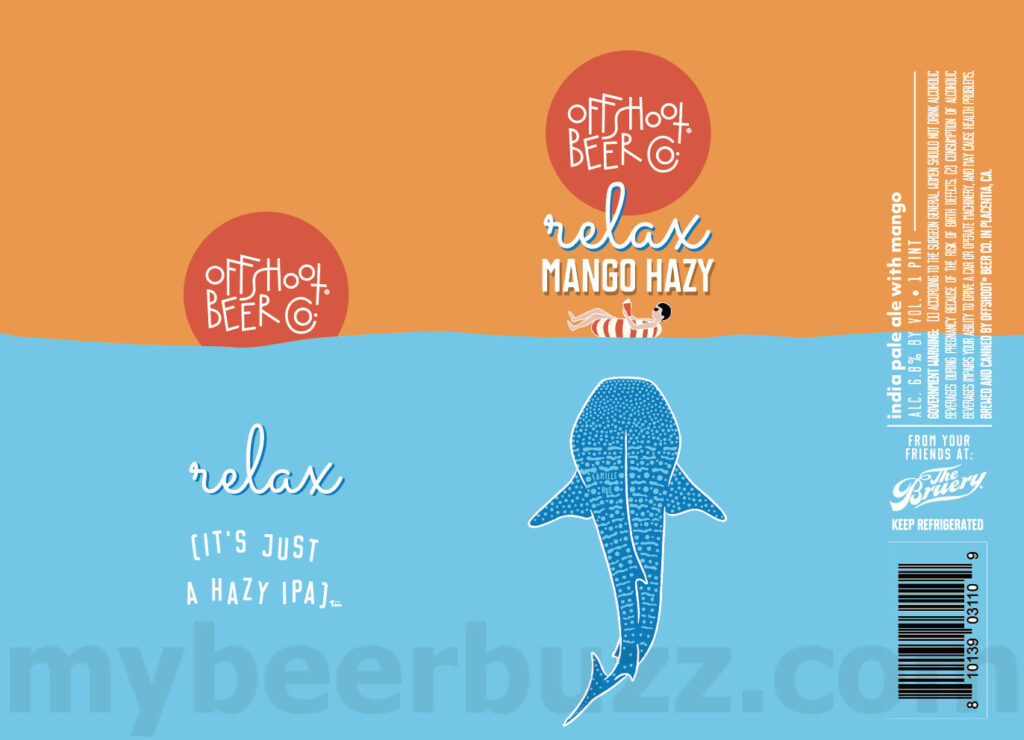Offshoot Beer Adding Relax Mango Hazy / Relax Its Just A Mango IPA / Relax Its Just A West Coast IPA