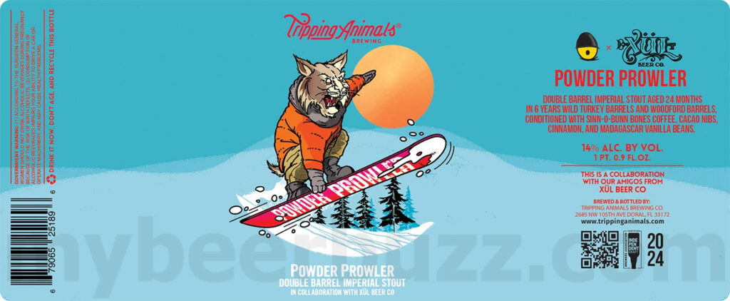 Tripping Animals & XUL Beer Collaborate On Powder Prowler / Blue Blur