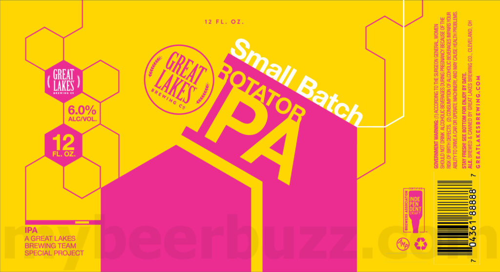 Great Lakes Adding New Small Batch Rotator IPA