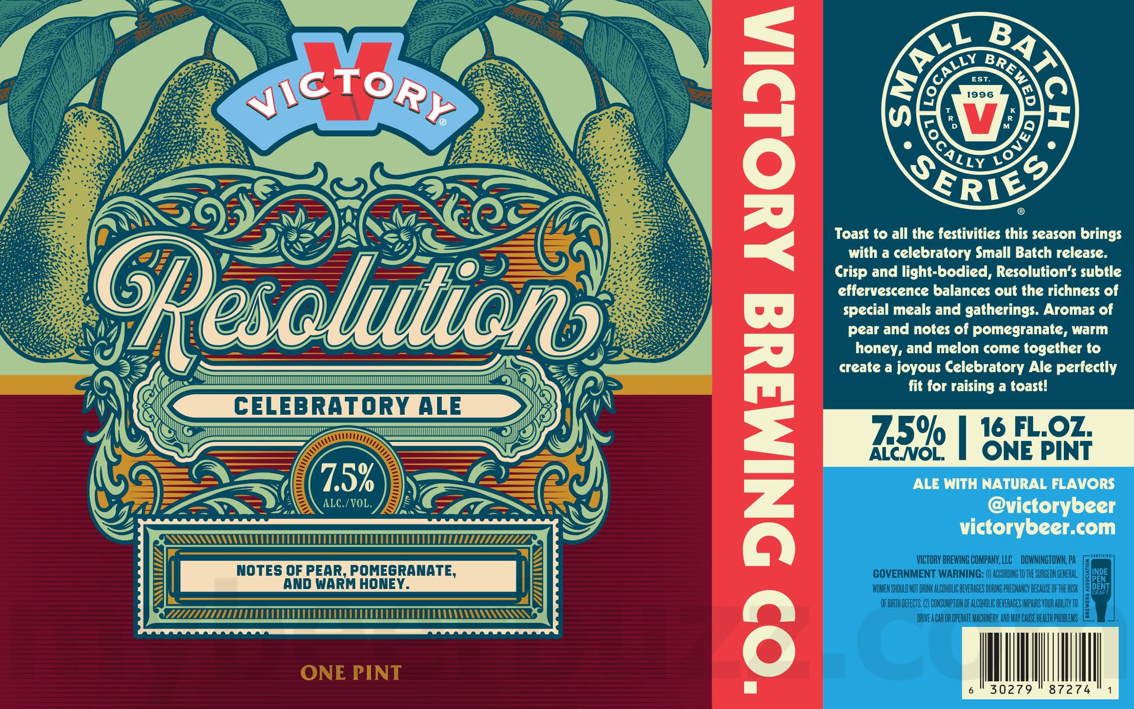 Victory Adding Resolution Celebratory Ale