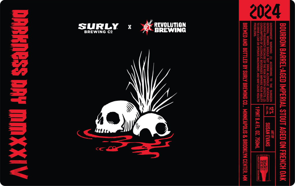 Surly & Revolution Brewing Collaborate On Darkness Day MMXXIV / TRVE Collaboration