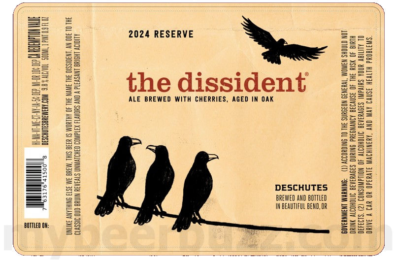 Deschutes Adding The Dissident 2024 Reserve